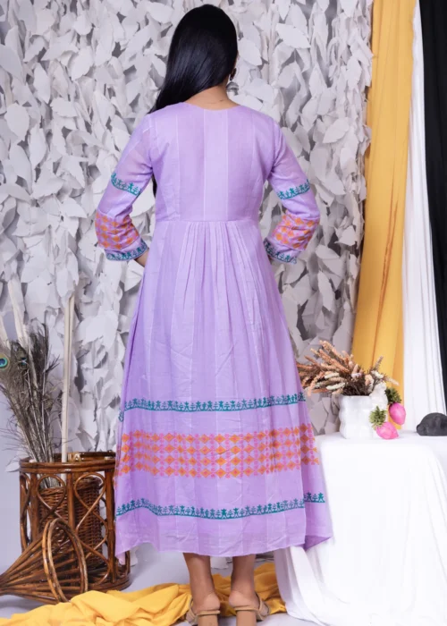 Ethinic Motifs Block Print Madi Dress - Image 3