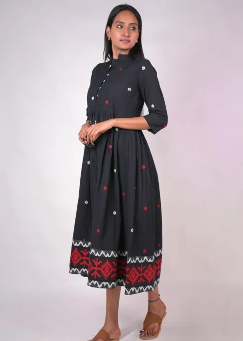 Embroidery Madi Dress Fit and Flare